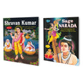 Set Of 2 Books | Children Story Books : Sharavan Kumar And Sage Narada