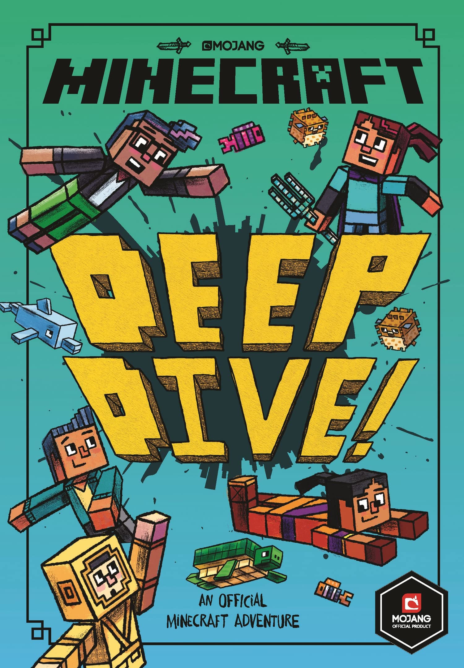 Minecraft: Deep Dive: The Deluxe Edition: Official Illustrated Litrpg ChildrenS Gaming Fiction  Perfect For Fans Of A Minecraft 