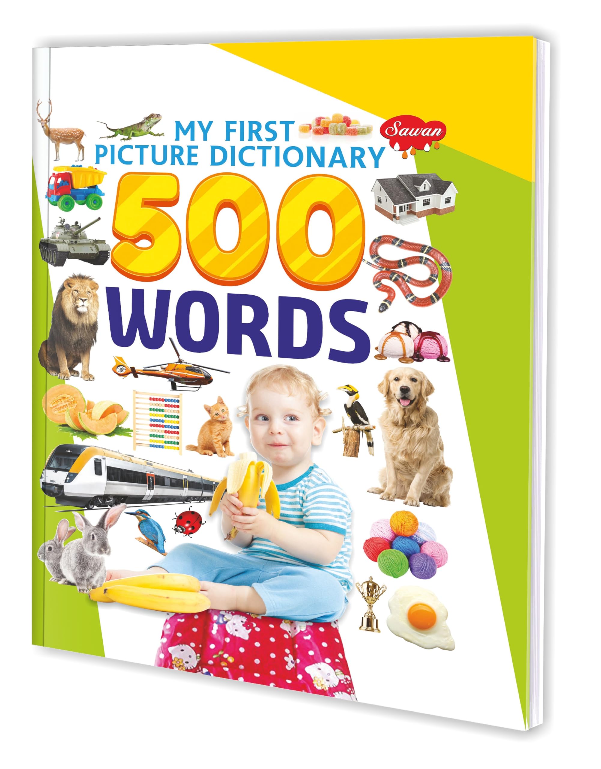 My First Picture Dictionary 500 Words (Harbdound) [Hardcover] Sawan