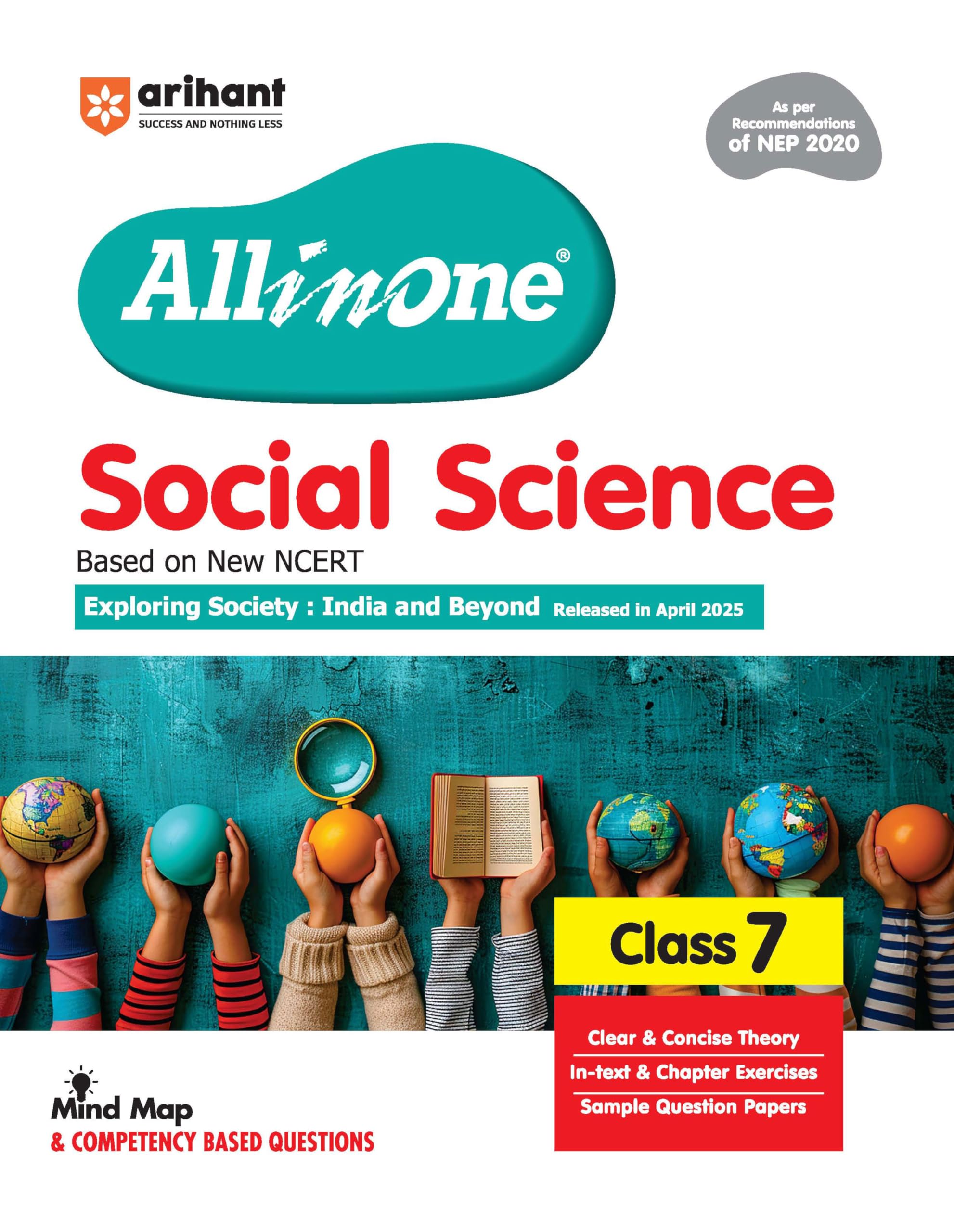 (Old Edition) Arihant All In One Social Science Class 7 For Cbse Exam 202526| Latest NcertBased Book | Full Syllabus Coverage 