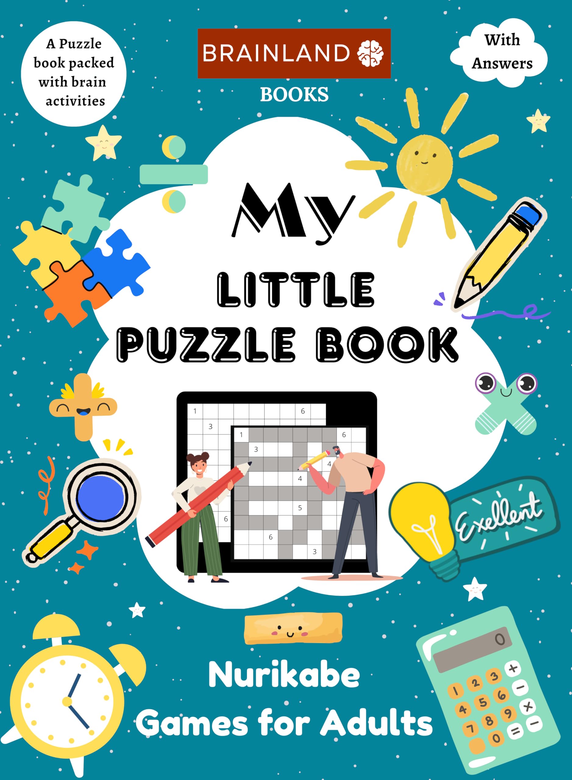 My Little Puzzle Book  Nurikabe Games For Adults