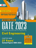 GATE 2023 : Civil Engineering  27 Years Chapterwise Solved Papers (19962022)