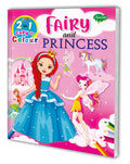 2 In 1 Copy To Colour Fairy And Princess Colouring Book