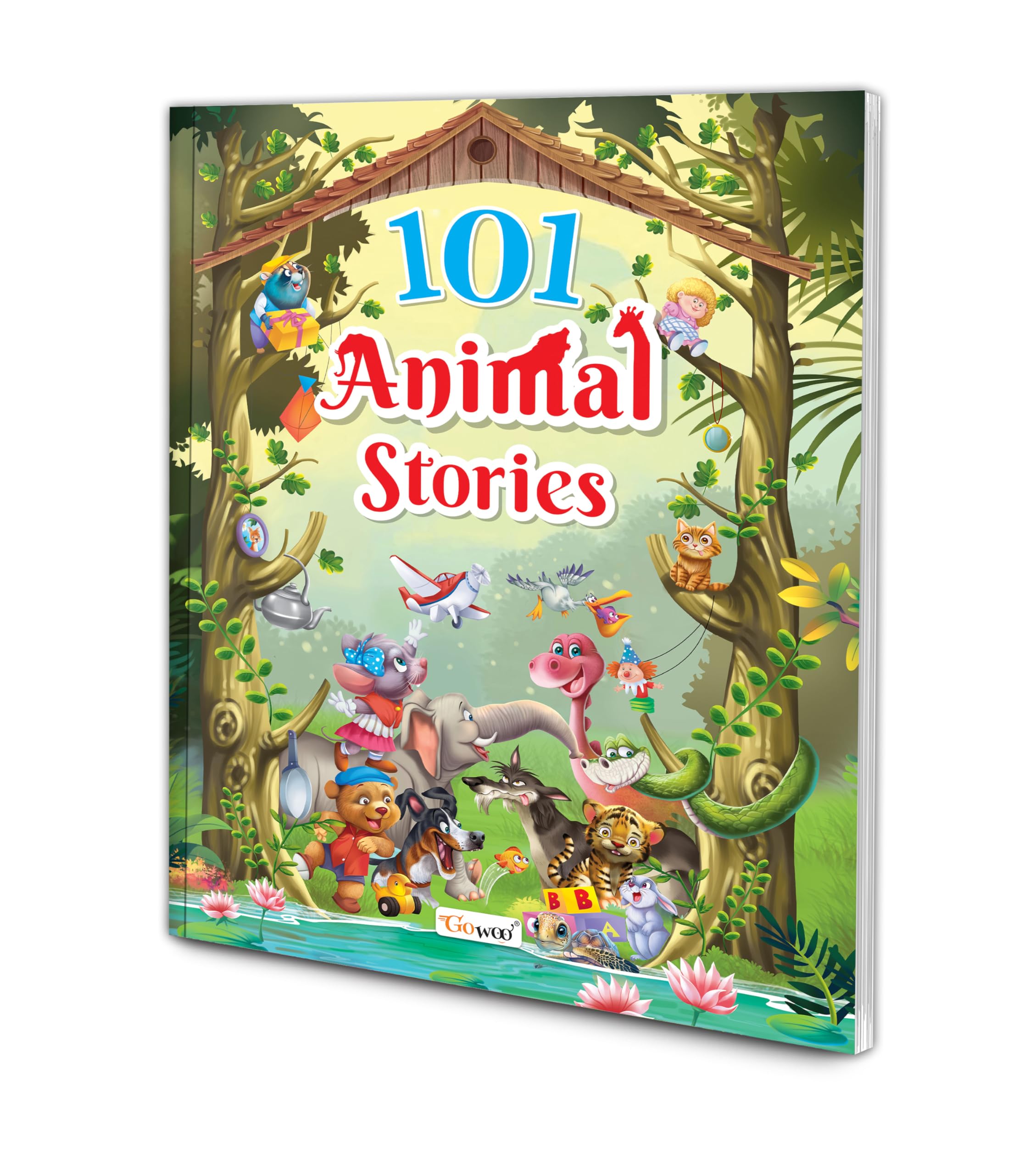 101 Animal Stories (Ages 312) (Paperback) : Childrens educational story book, Story book for toddlers, Fun educational storie