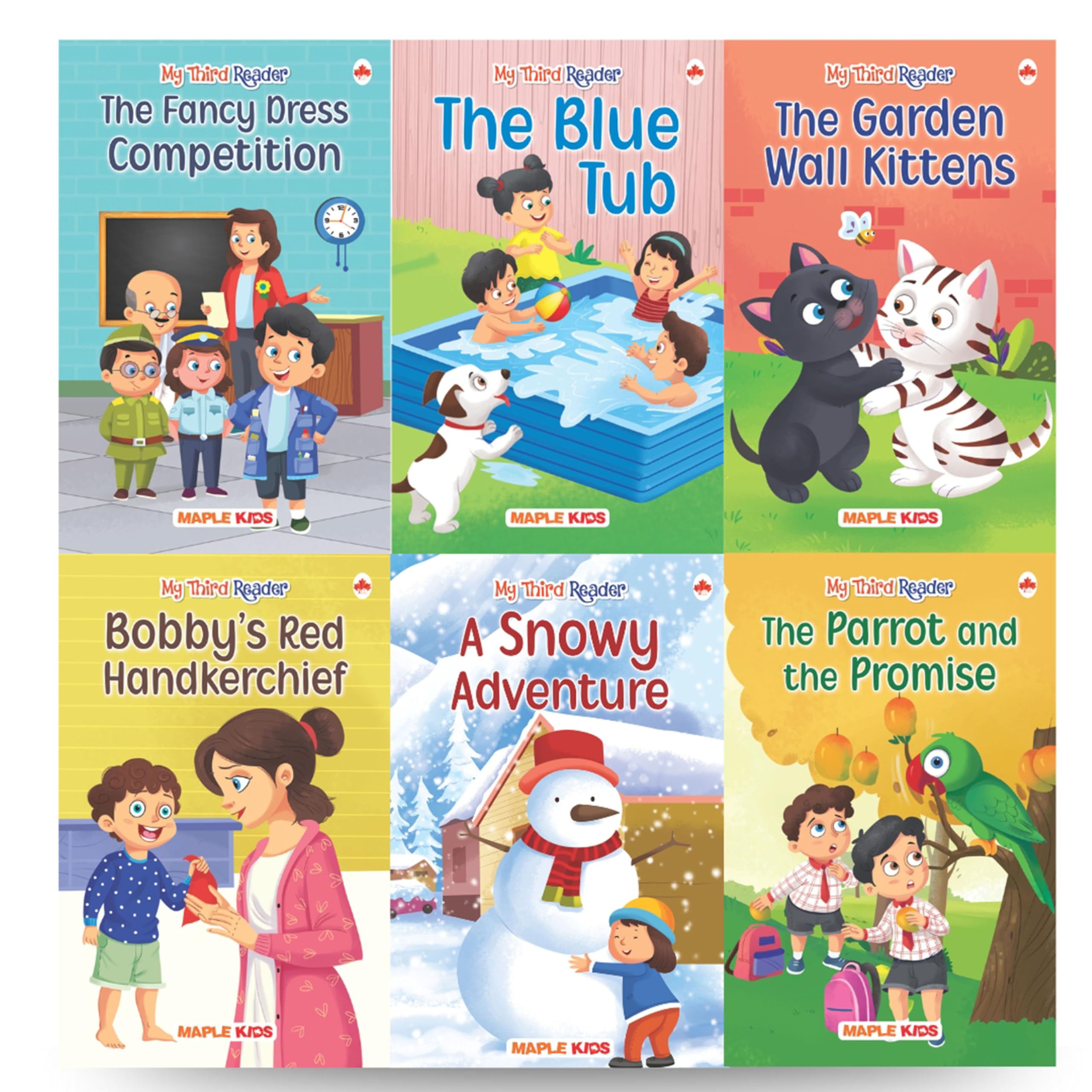 Story Books for Kids  Third Reader (Illustrated) (Set of 6 Books)  Moral Stories  Bedtime Stories  4 Years to 6 Years Old  