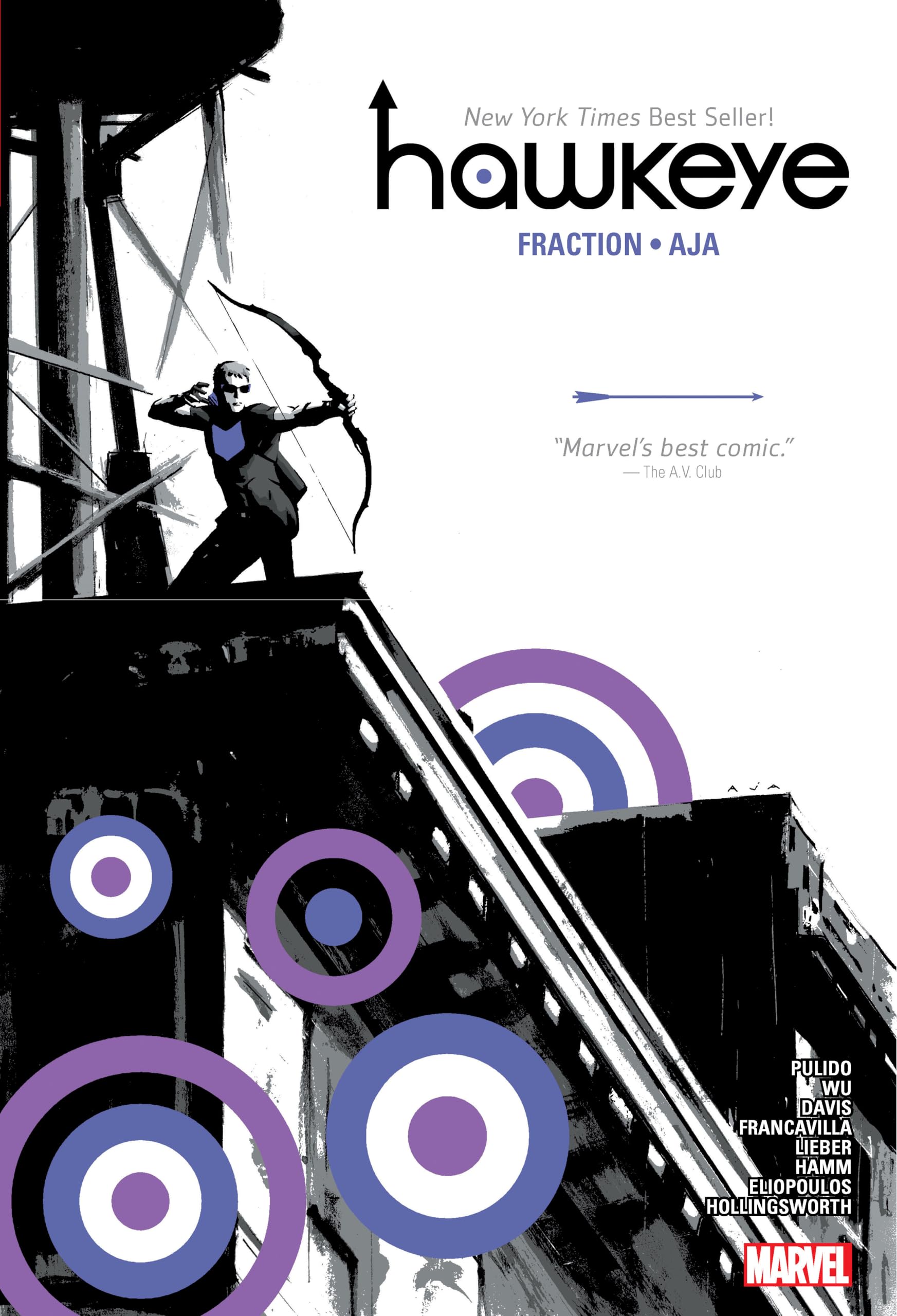 HAWKEYE BY FRACTION & AJA OMNIBUS [NEW PRINTING] (Hawkeye Omnibus)