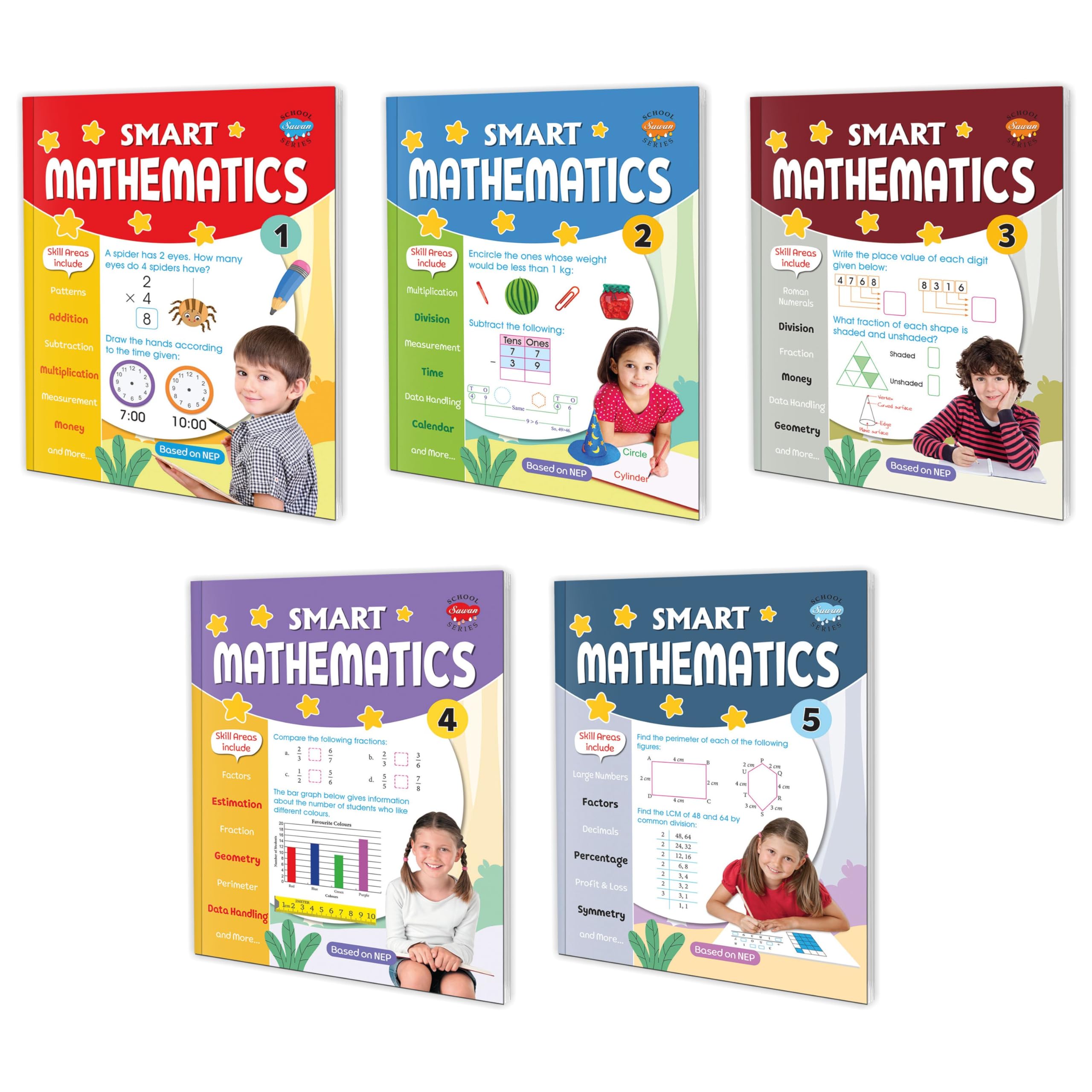 Smart Mathematics Complete Combo | Pack Of 5 Educational Books