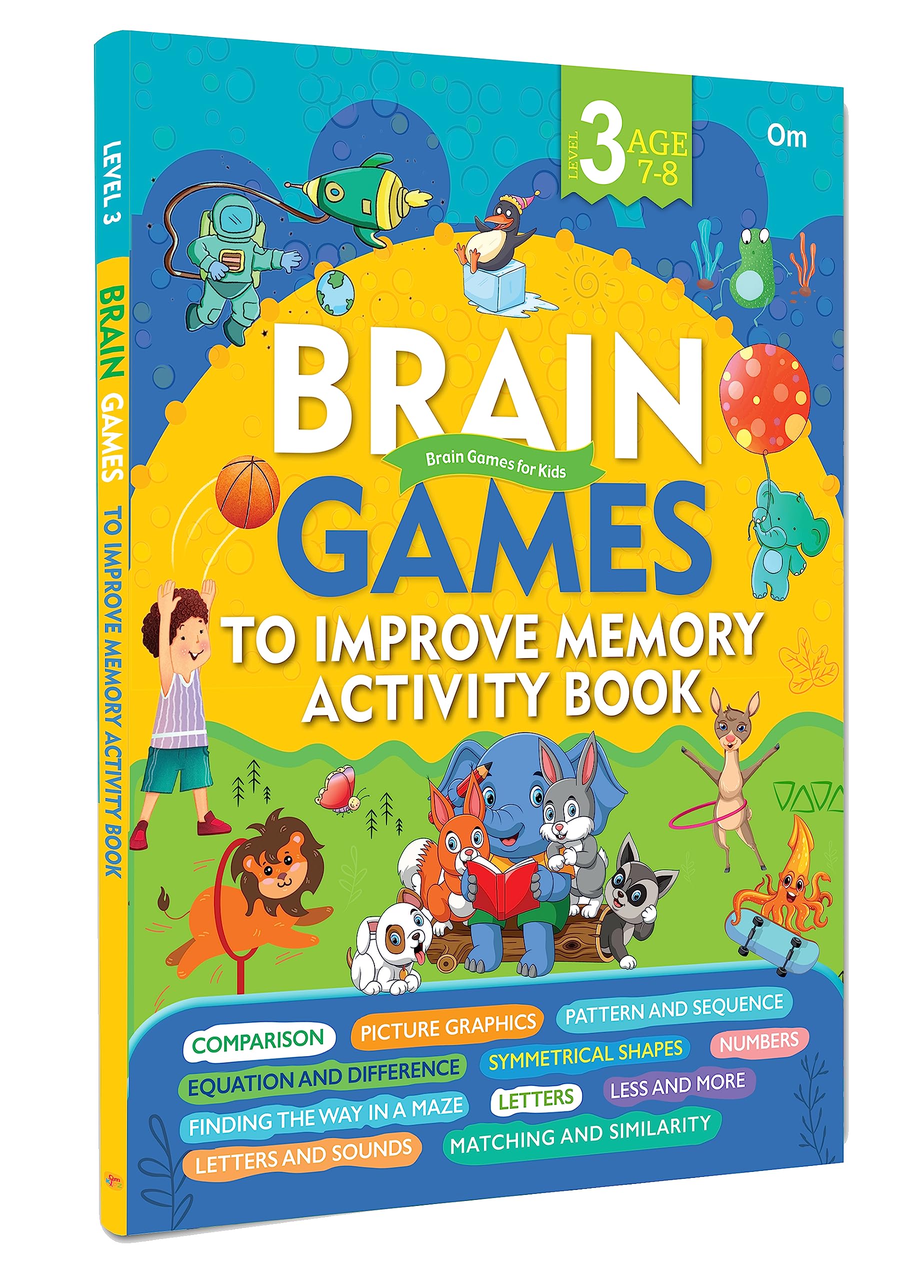 Brain Games Activity Book for Kids: 100+ Fun Activities for Ages 78 | Boost Thinking with Fun Puzzles, Mazes, Word Games, Logic 