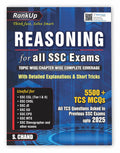 RankUp Reasoning for all SSC Examinations Book 2025  2026 (in English Medium) | 5500+ TCS MCQ Questions | Verbal & Non Verbal R