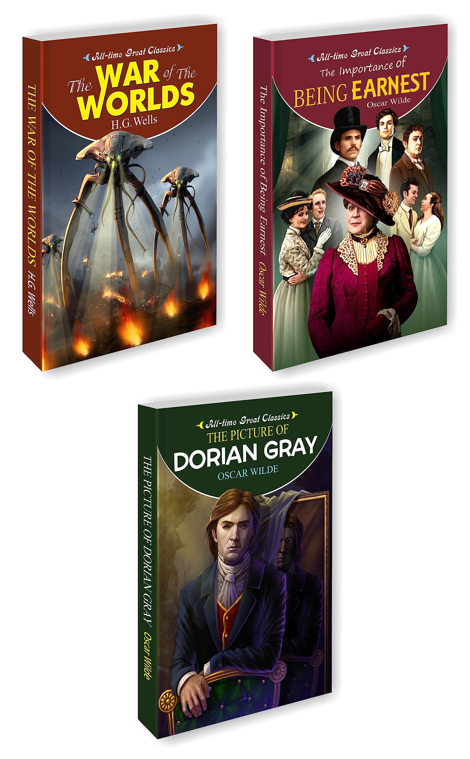 3 All Time Great Classics (The War Of The Worlds, The Importance Of Being Earnest, The Picture Of Dorian Gray)