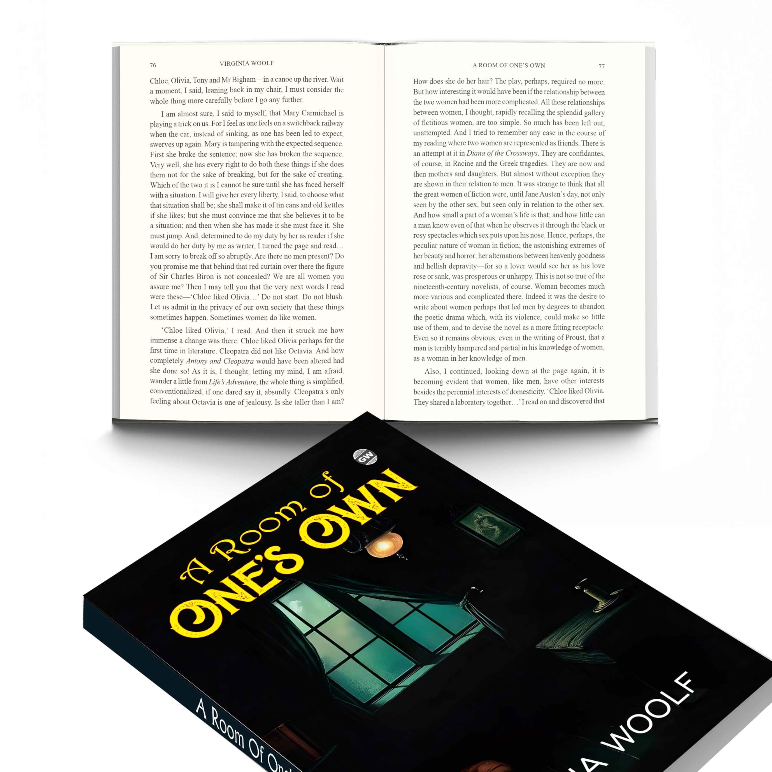 A Room of Ones Own (Paperback) : womens rights landmark, intellectual freedom classic, influential modern essay, progressive li
