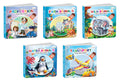 Babys First Farm Animals, Profession, Transport, Water Animals and Wild Animals Puzzle Board Book : Educational board book, To