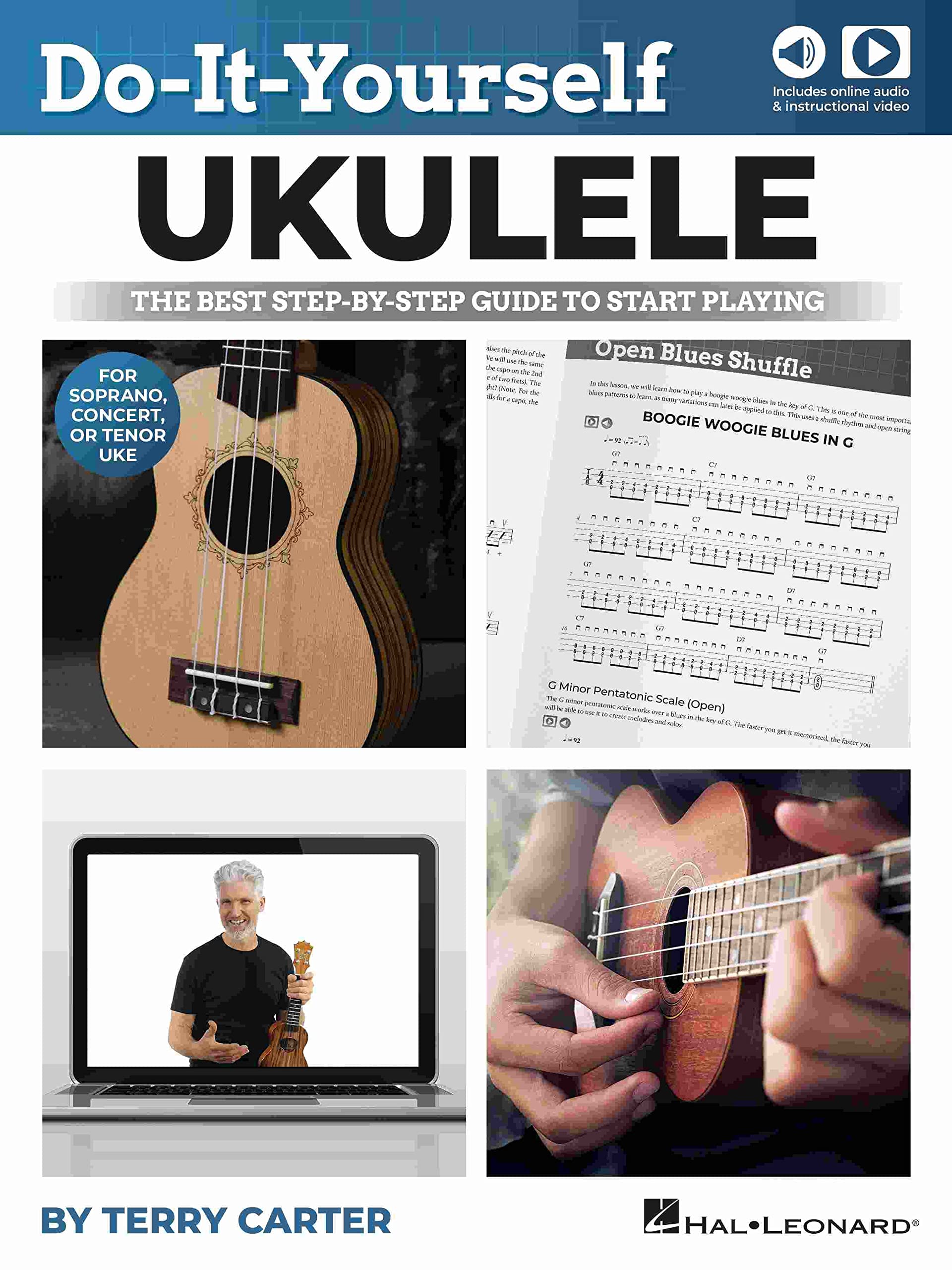DoItYourself Ukulele: The Best StepbyStep Guide to Start Playing Soprano, Concert, or Tenor Ukulele Book/Online Media