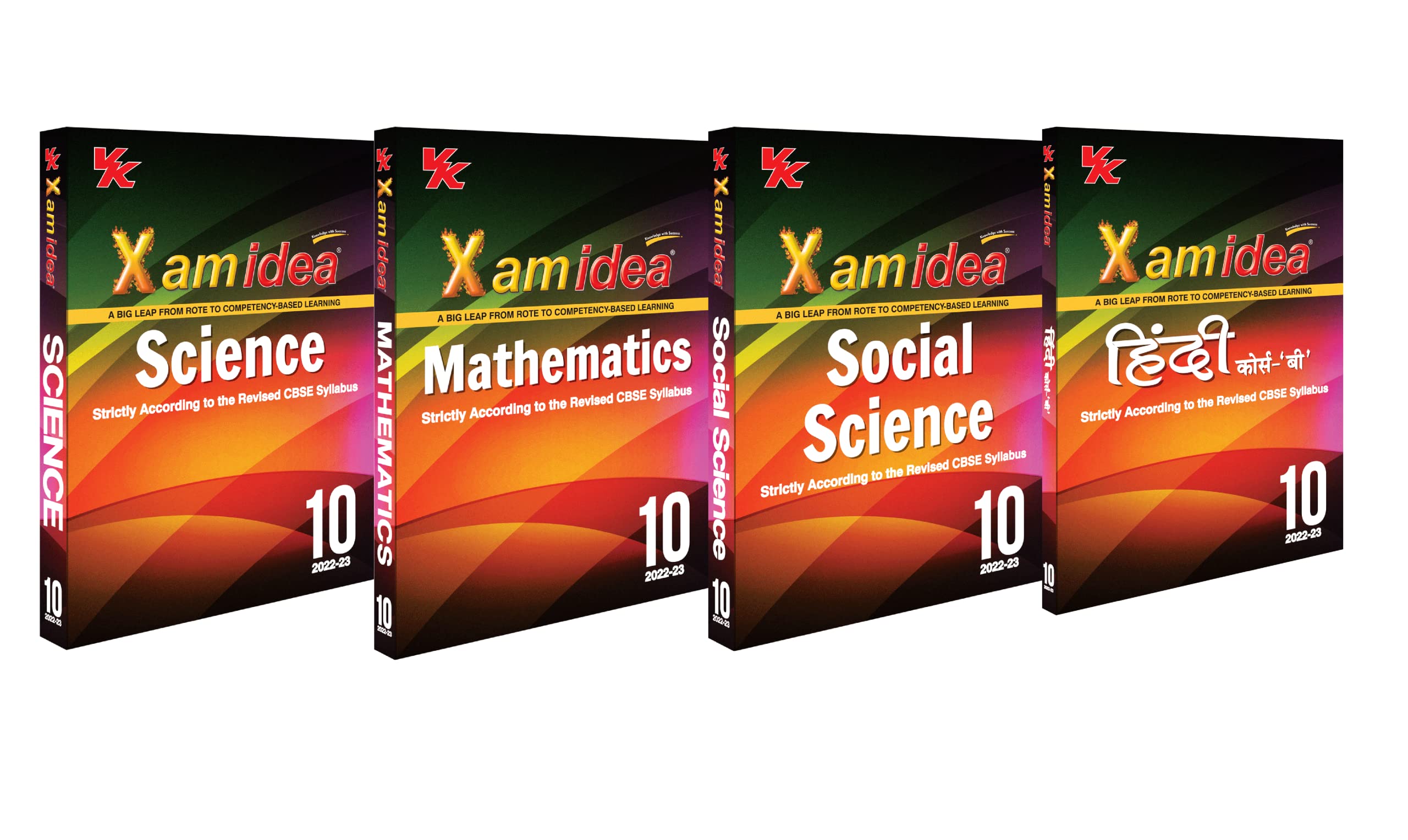 Xam Idea Bundle Set Of 4 Books (Science, Social Science, Mathematics & Hindi B) Book Class 10 | Cbse Board | Chapterwise Questio