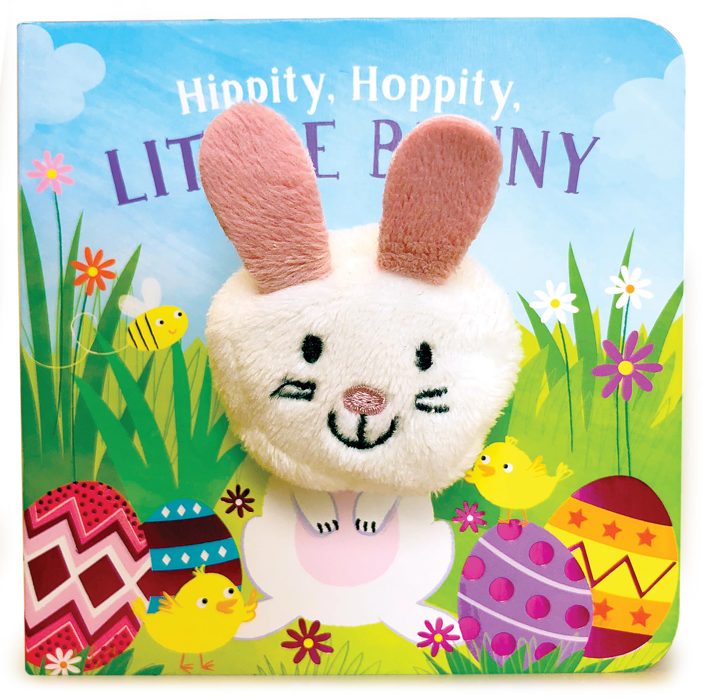 Hippity, Hoppity, Little Bunny  Finger Puppet Board Book for Easter Basket Gifts or Stuffer Ages 03