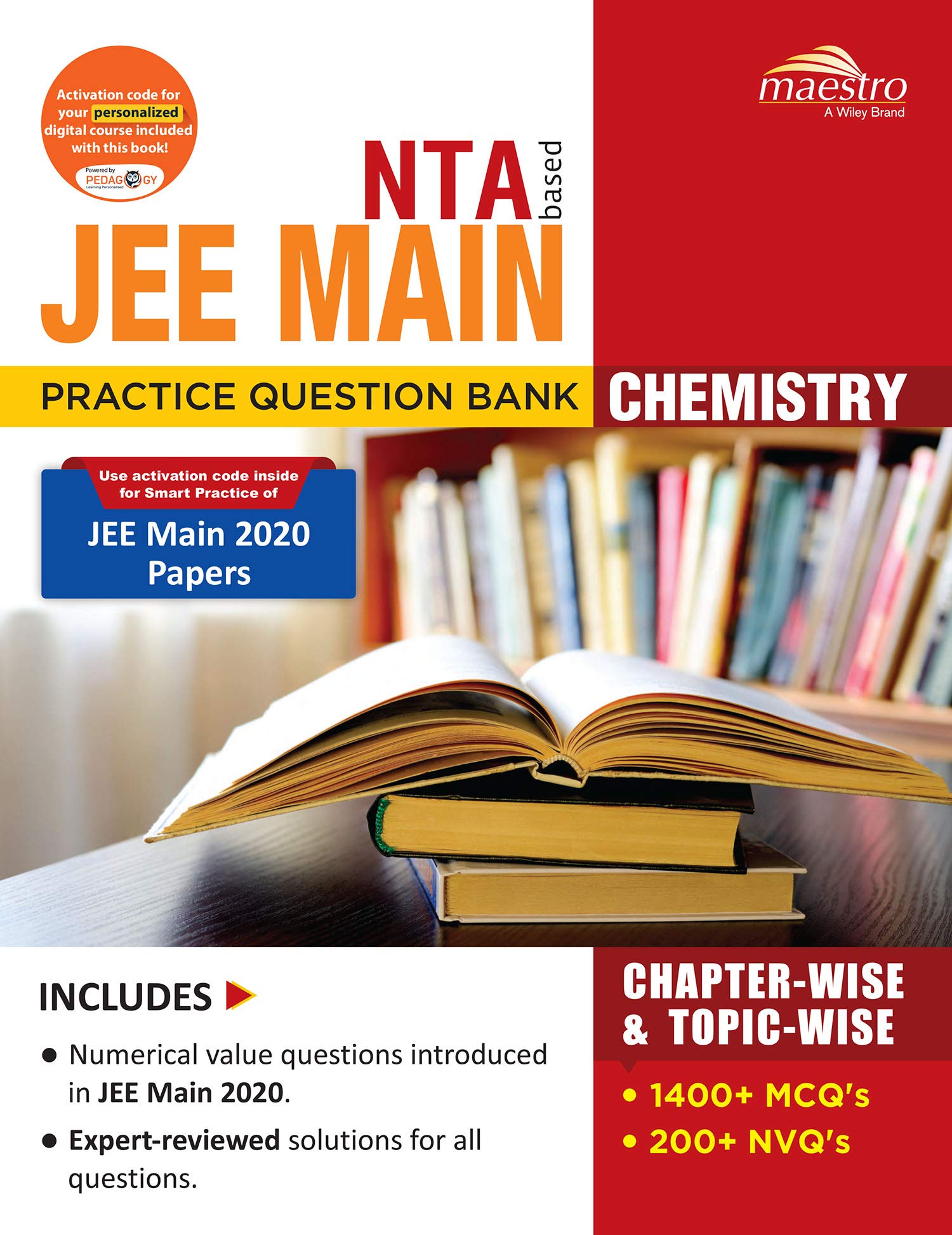 Wileys NTA based JEE Main Practice Question Bank Chapterwise & Topicwise, Chemistry