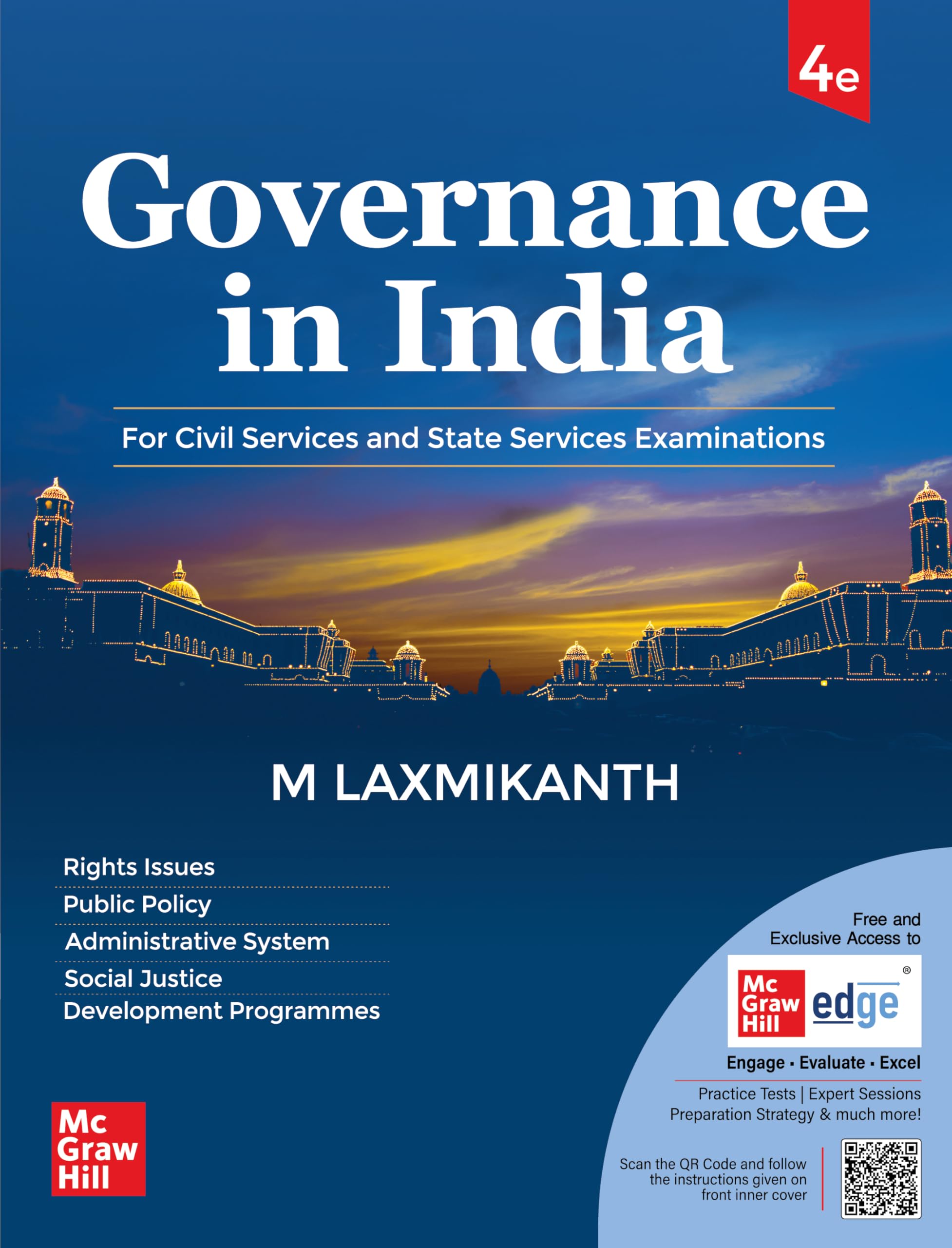 Governance in India, 4e by M Laxmikanth for UPSC CSE Prelims (Paper 1) & Mains (GS Paper 2) 2026 | 12+ Years Topicwise Previous