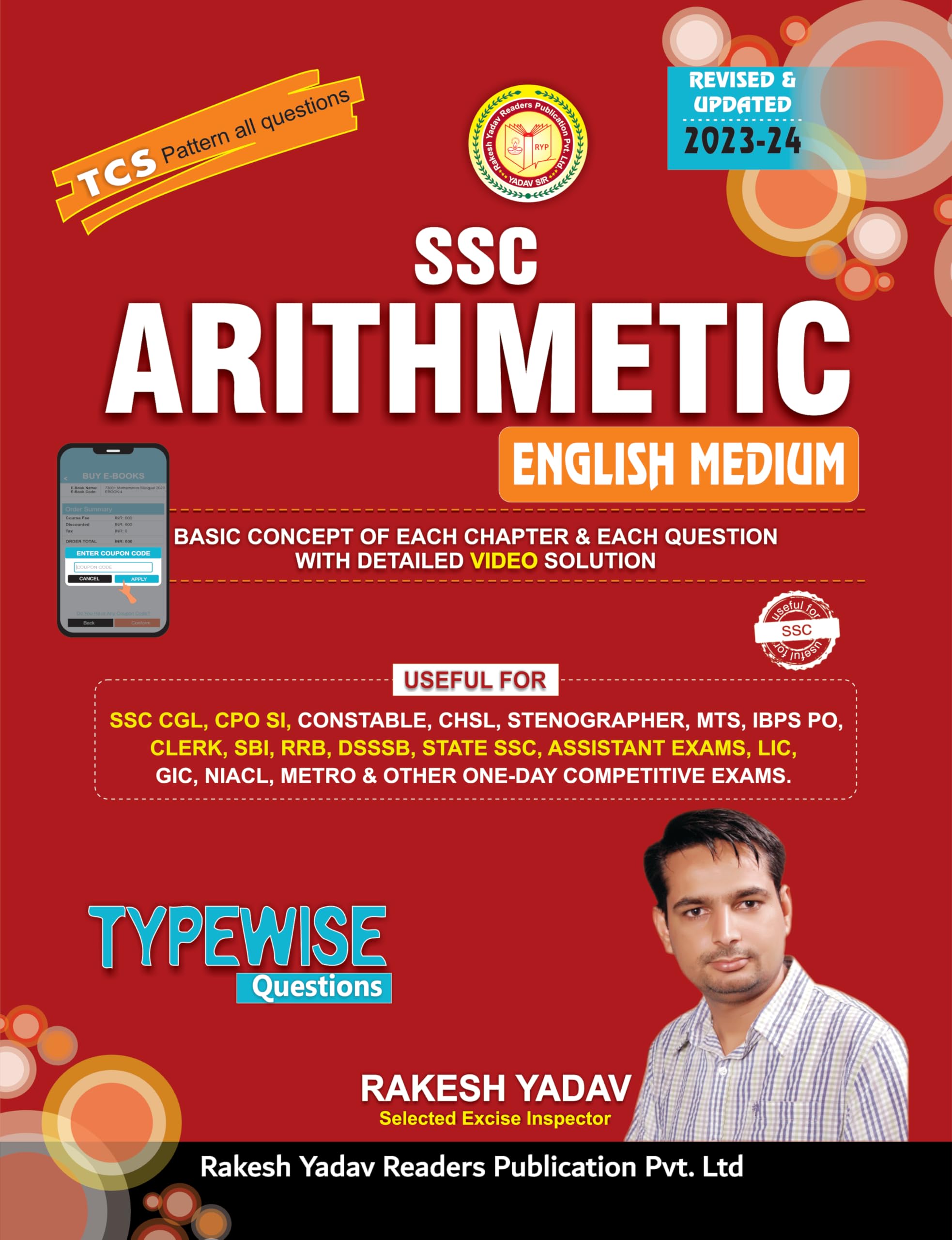 SSC Arithmetic for SSC CGL, CPO SI, CHSL and Other Competitive Exams  202324 | English Medium | By Rakesh Yadav