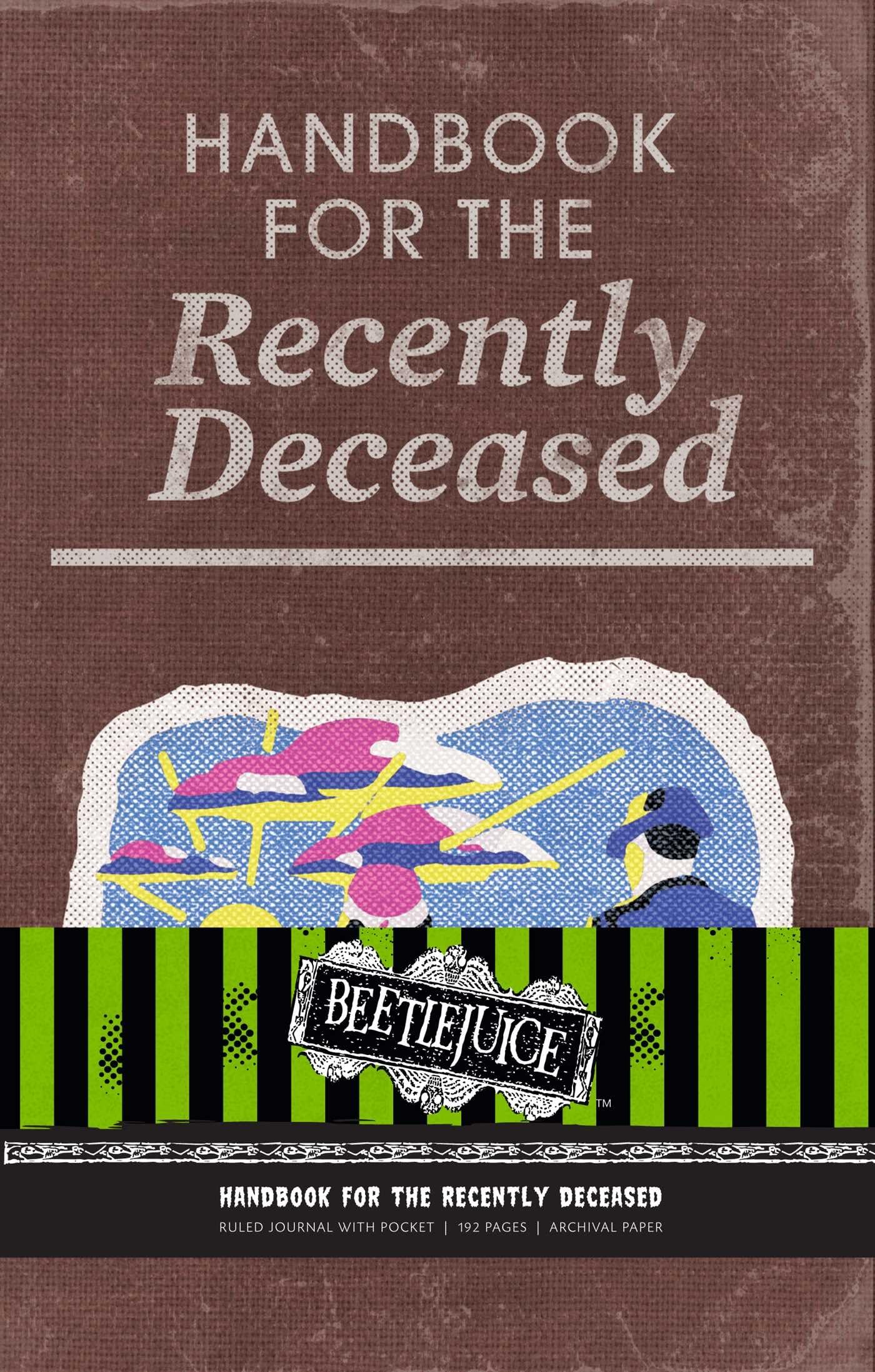 Beetlejuice: Handbook for the Recently Deceased Hardcover Ruled Journal (80s Classics)