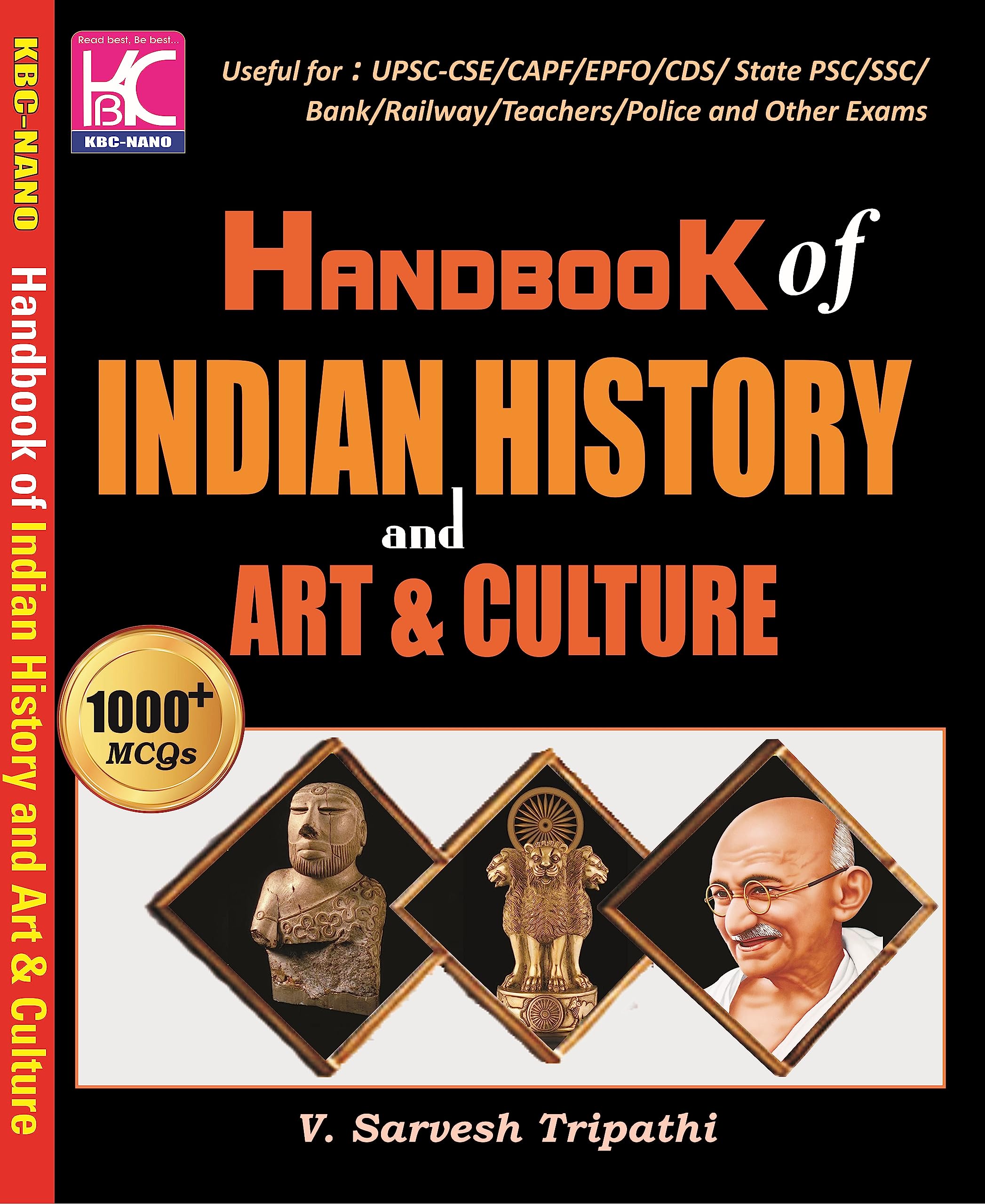 Handbook Of Indian History And Art & Culture | V Sarvesh Tripathi | Kbc Nano (23038) By V Sarvesh Tripathi (Author)