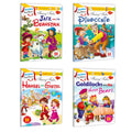 Sawan Set Of 4 Sticker Activity Books (Jack & Beanstalk. Pinocchio, Hansel & Gretel & Goldilocks &The 3 Bears) [Perfect Paperbac