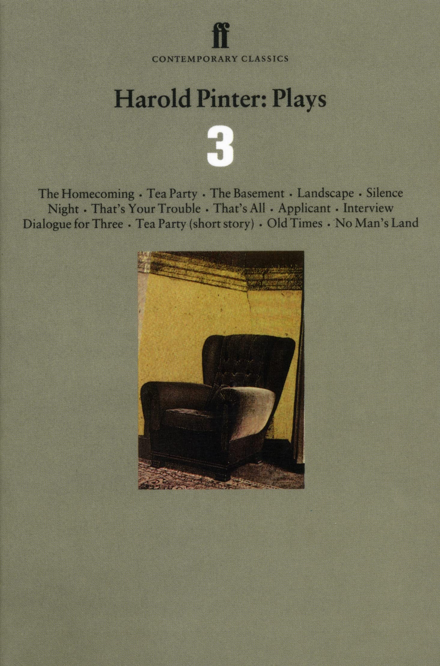 Harold Pinter: Plays Three