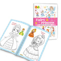 2 in 1 Fairy & Princess Copy to Colour : Magical Princess Art Activity for Preschoolers, Fun Coloring Book for Kids, magical ac