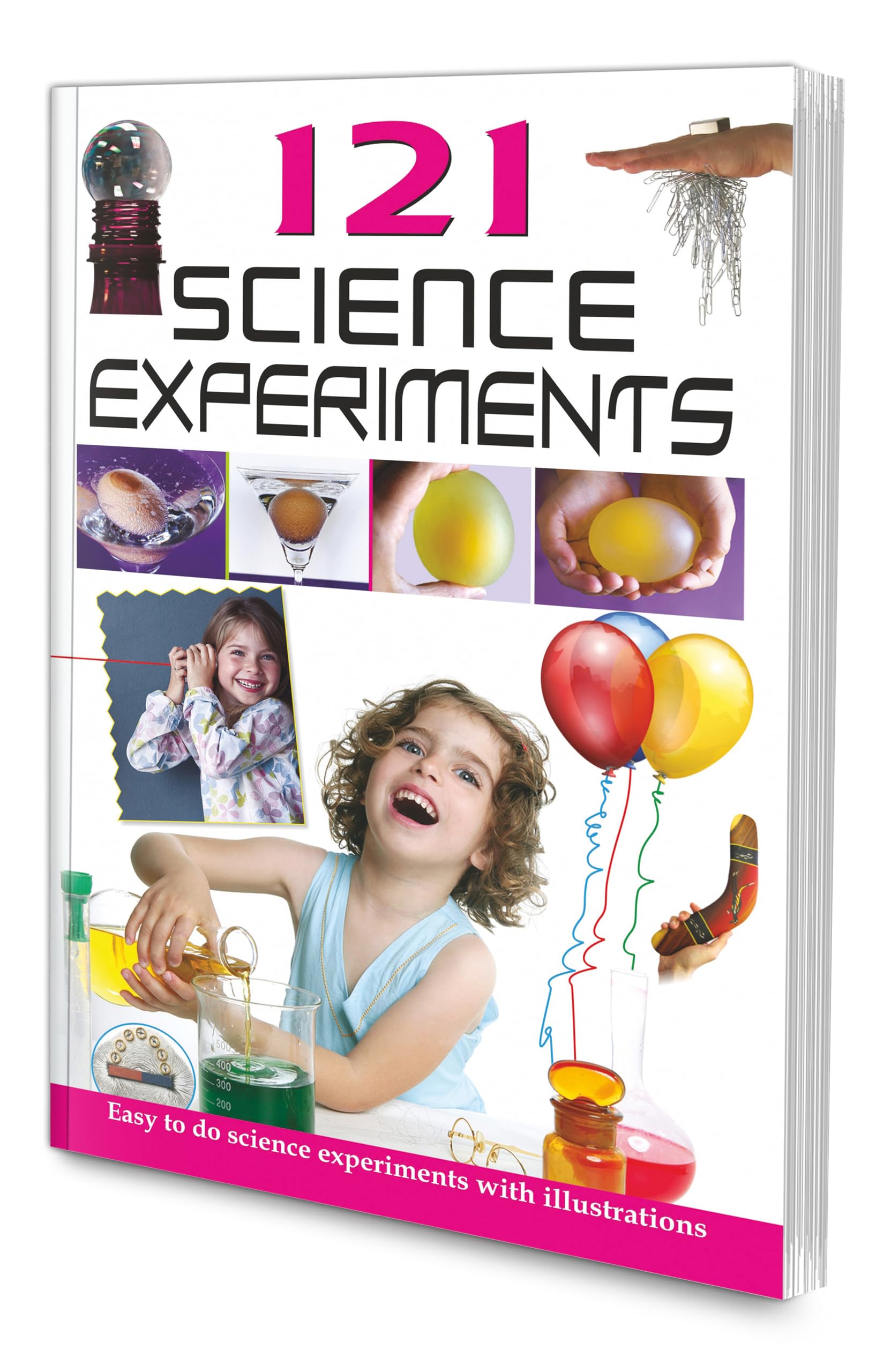 121 Science Experiments (With Illustrations) (Single Colour)