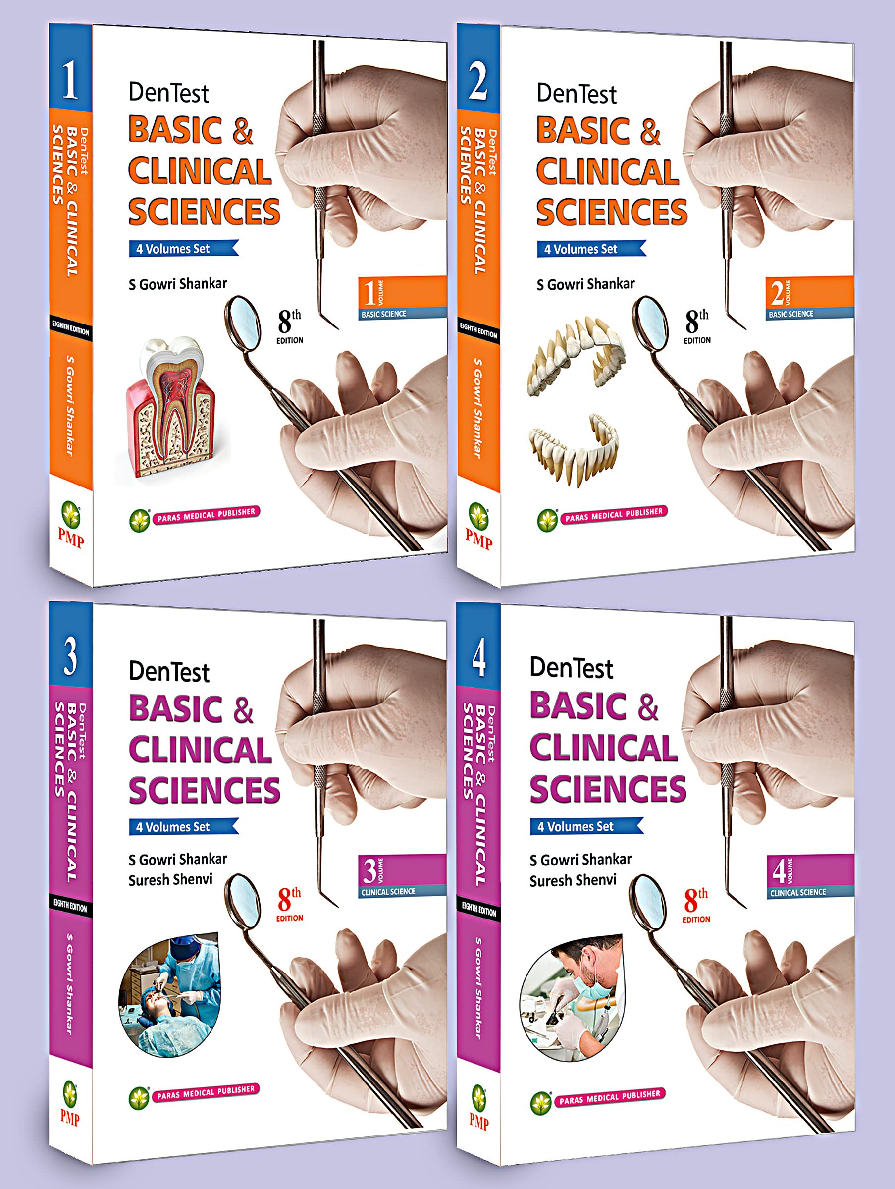 DenTest Basic & Clinical Sciences (8th Ed. 2023) (4 Vols Set)