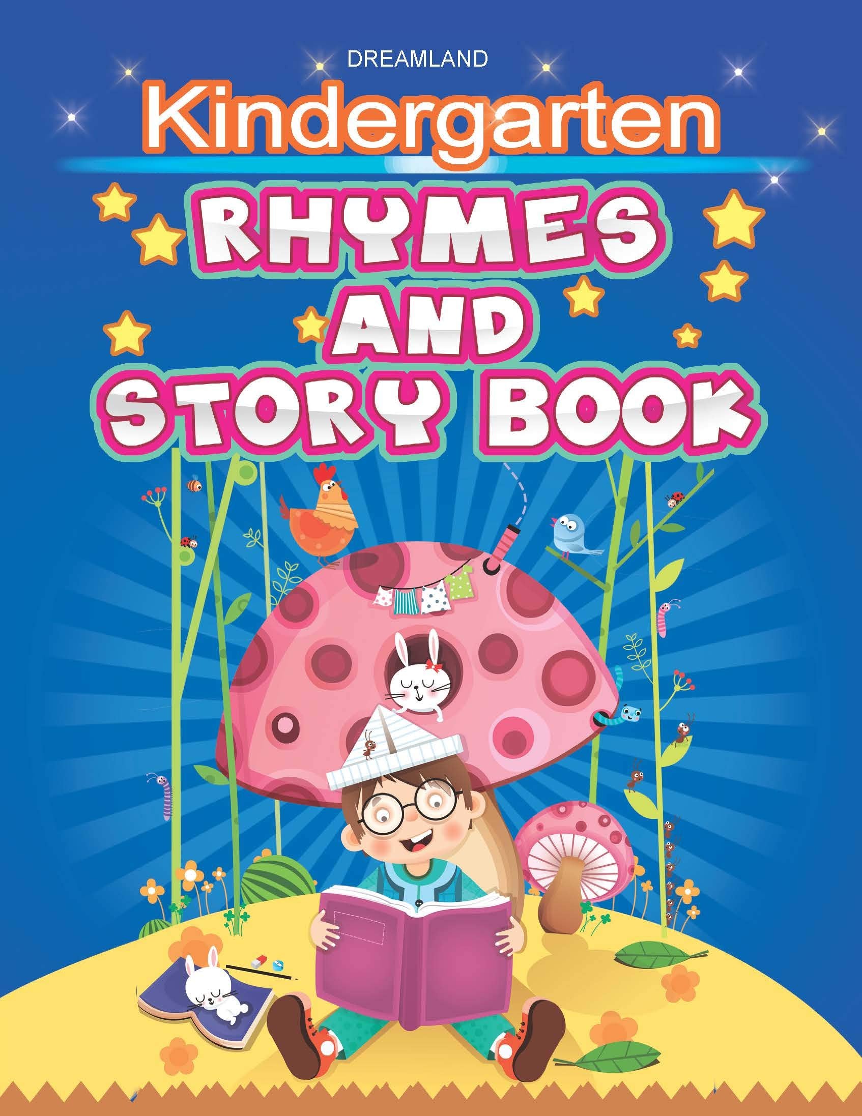 Kindergarten Rhymes and Story Book for Kids Ages 25  Early Learning Book with Traditional Rhymes, Fun Stories & Colourful Illu