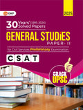 GKP UPSC 2025 : General Studies Paper II (CSAT) : 30 Years Solved Papers 19952024 for Civil Services Preliminary Exam