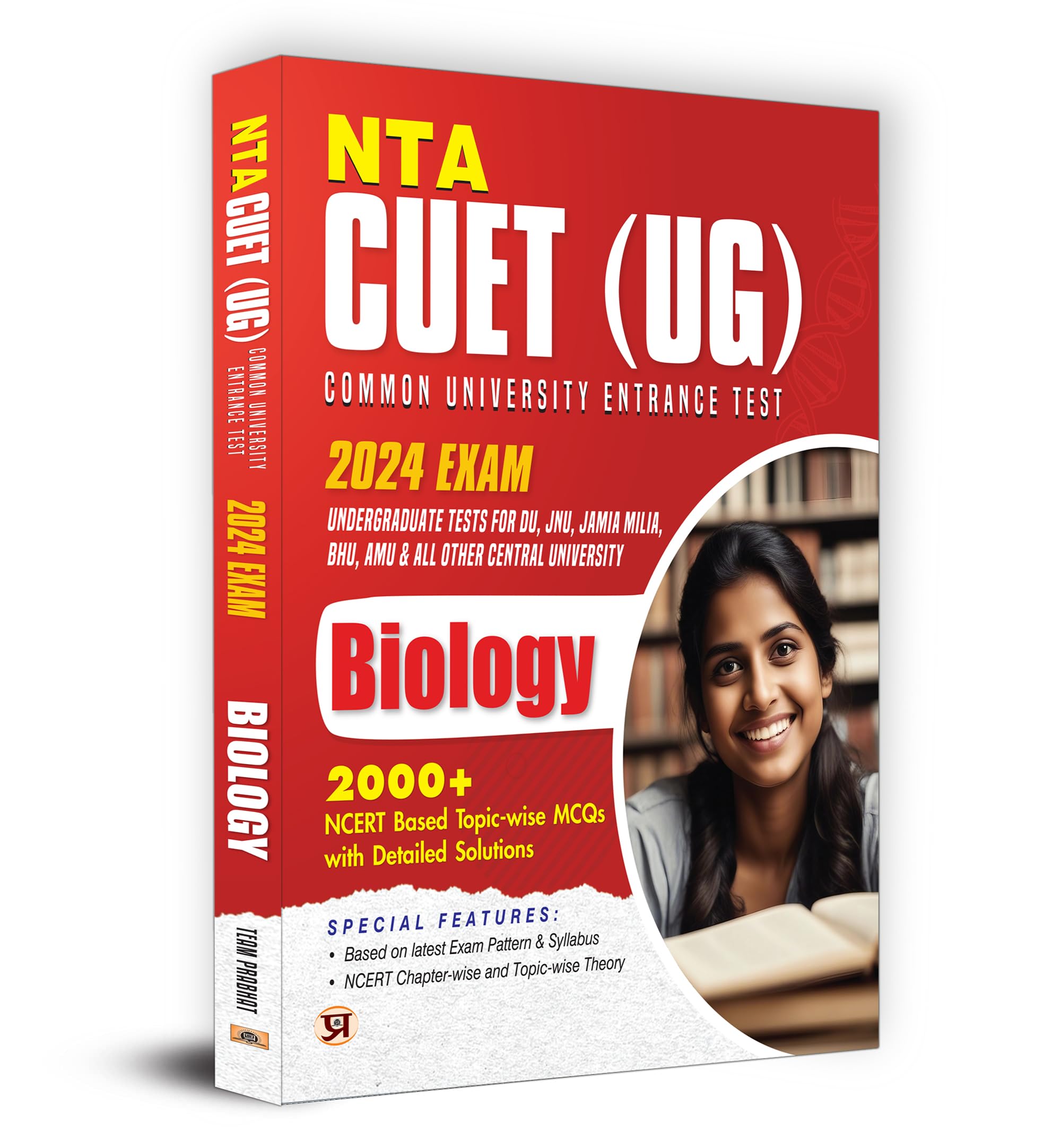 NTA CUET UG 2024 Exam | Biology | 2000+ NCERT Based Topicwise MCQs | Useful for DU JNU Jamia Milia BHU AMU CHS and All Other Ce