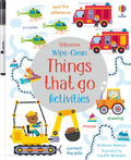 Usborne WIPECLEAN THINGS THAT GO ACTIVITIES.