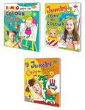Ultimate Copy Colour Books | Pack Of 3 Books (V2) | Super Jumbo Combo For Collecters And Library Colouring Books