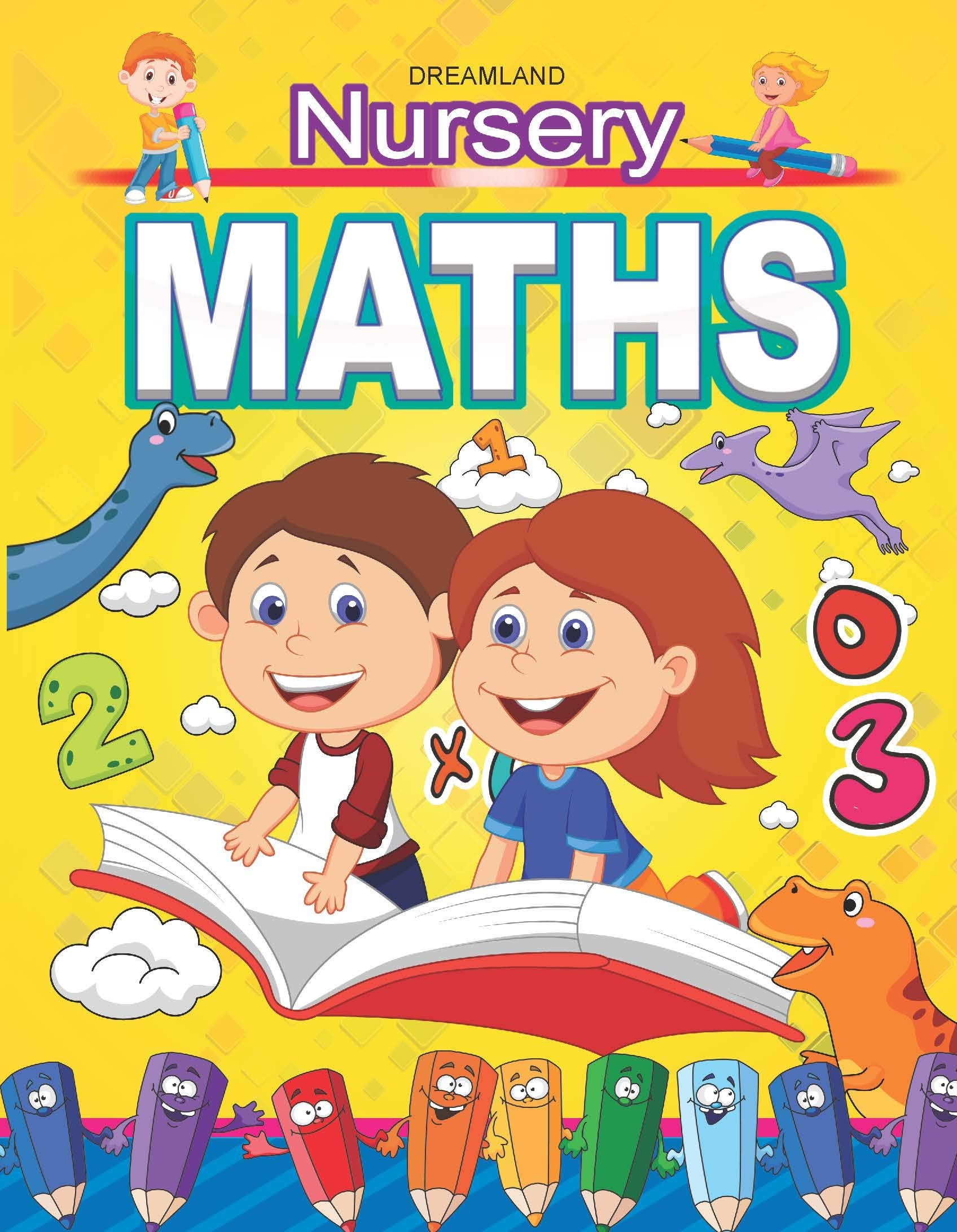Nursery Maths Book for Kids Ages 25  Comprehensive Early Learning Educational Book with Counting, Addition, Shapes, Number Rec