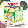 Toddlers learning library box set (Green Edition) : Learning board book for kids, My First Picture Library Box, Library Boxset o