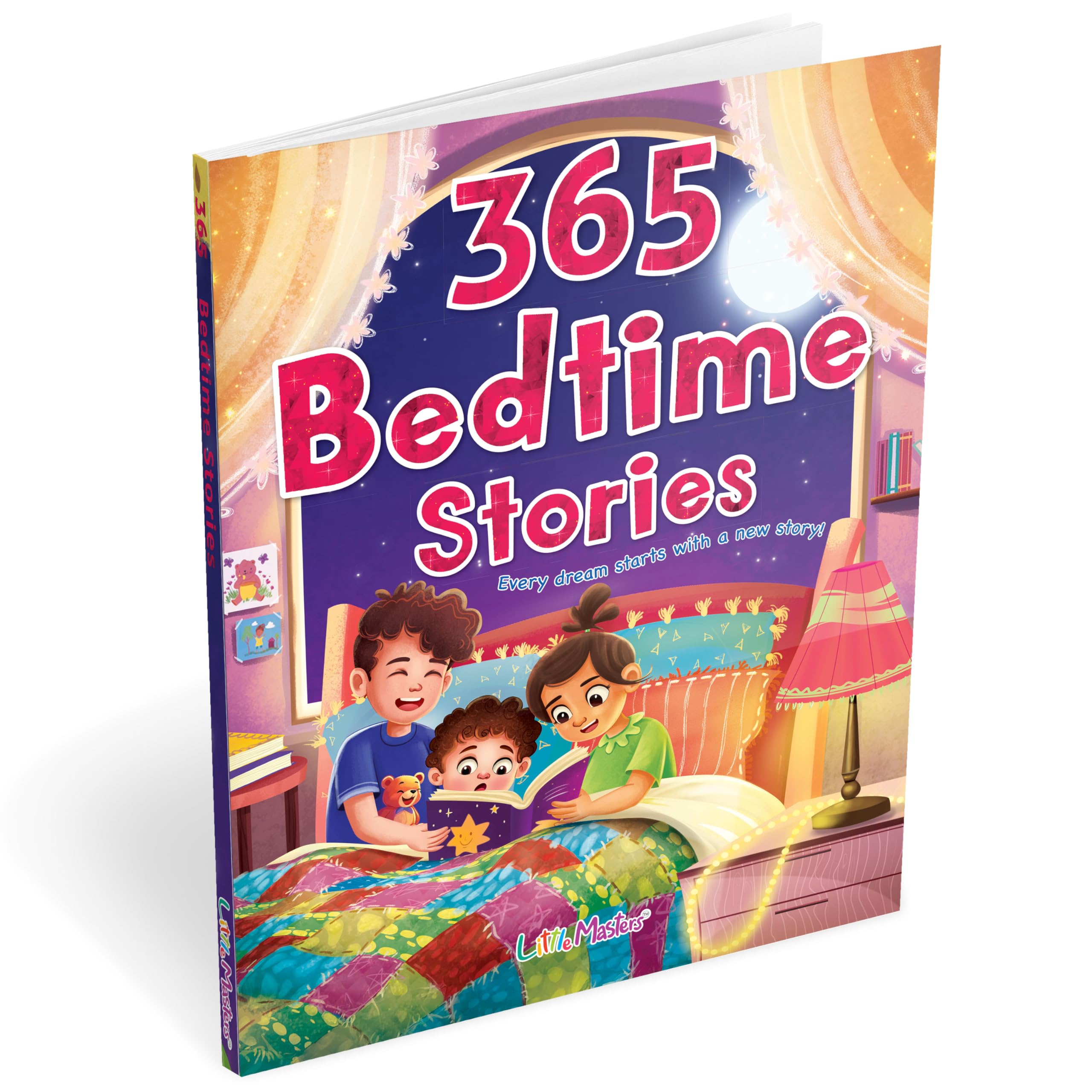365 Bedtime Stories for Kids | A Short Story for Every Day of the Year | Illustrated Moral Stories for Children | Builds Values,