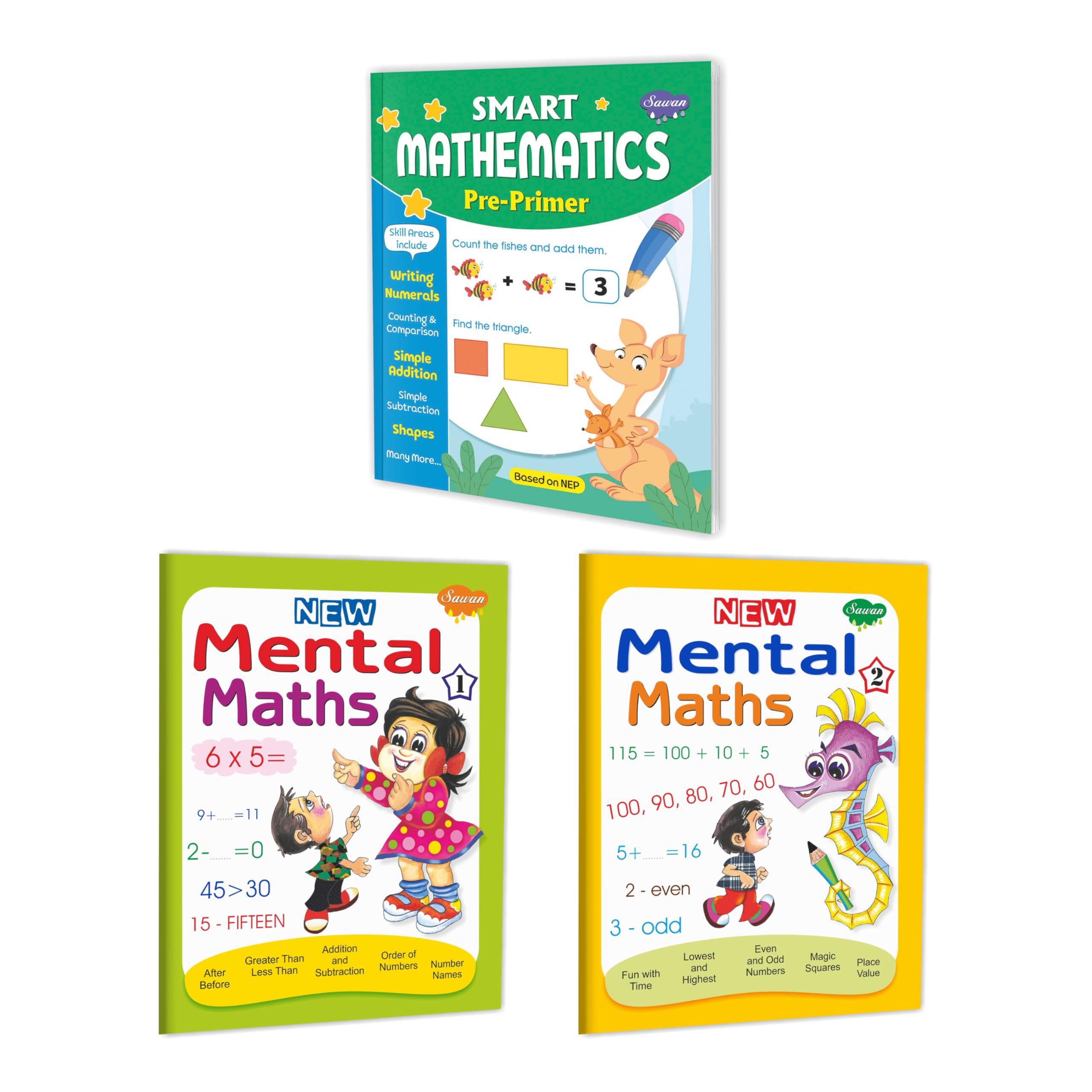 Early Maths|Pack Of 3 Books Paperback | Super Jumbo Combo For Collecters And Library School Activity Books