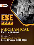 Upsc Ese 2023 : Mechanical Engineering Chapter Wise & Year Wise Solved Papers 20002022