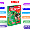 My First All in One Picture Library Box (Green Edition) : Learning book for kids, Educational picture books for toddlers, Collec