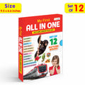 My First All in One Picture Library Box Of 12 (PreSchool Books) | Gift Set For Kids in Red