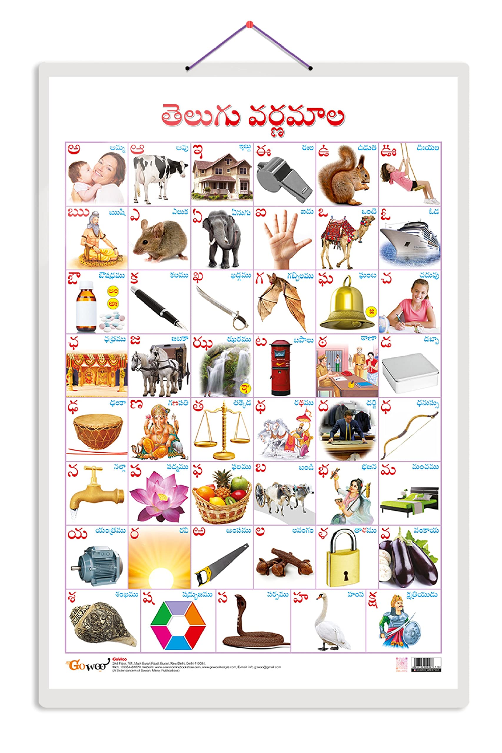 TelguEnglish Chart [Hardcover] Sawan; Sahil And Sashank