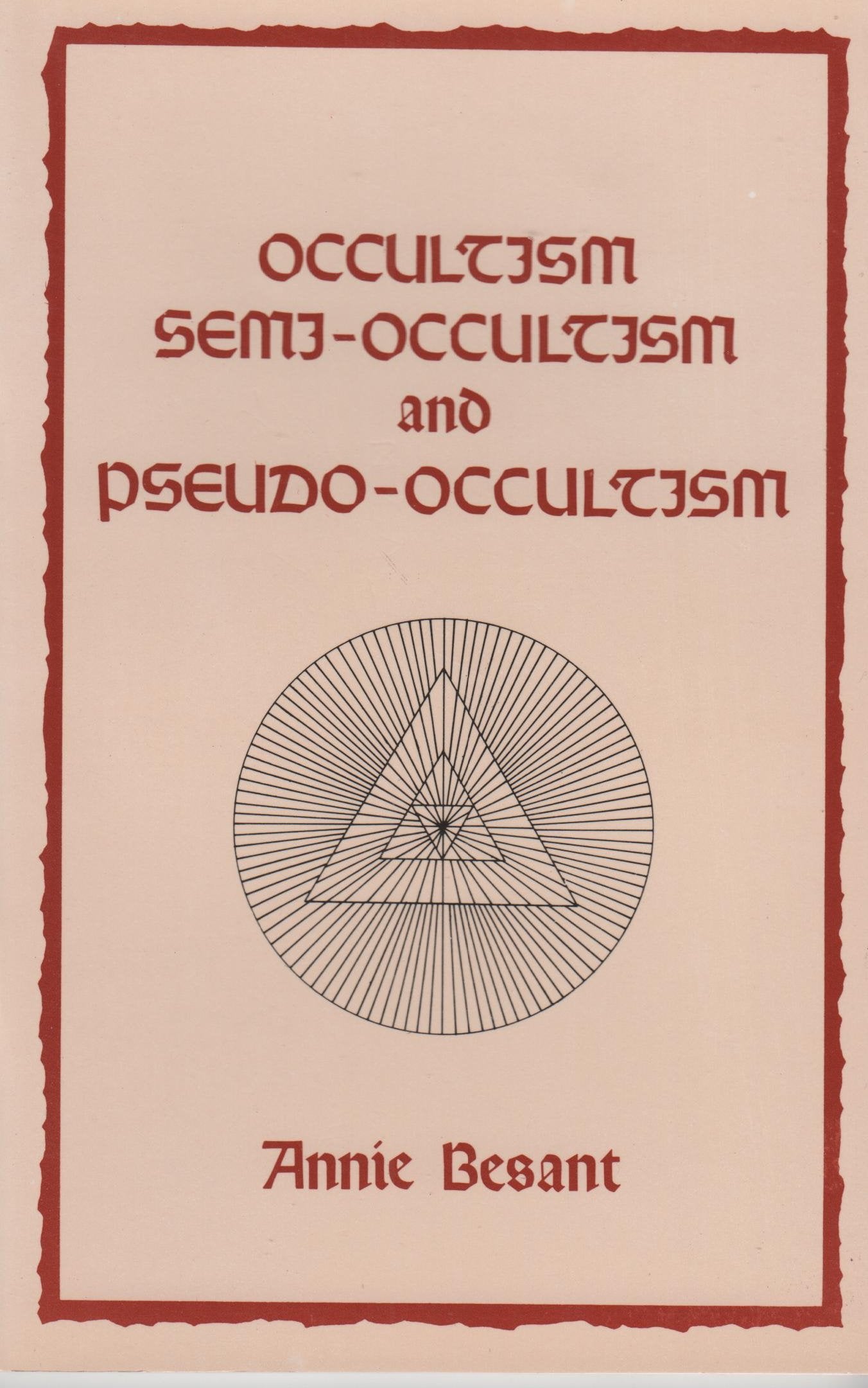 Occultism SemiOccultism and PseudoOccultism