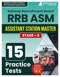 Rrb Asm (Assistant Station Master) Stage  Ii Recruitment Exam Book 2024 (English Edition) | Railway Recruitment Board | 15 Prac