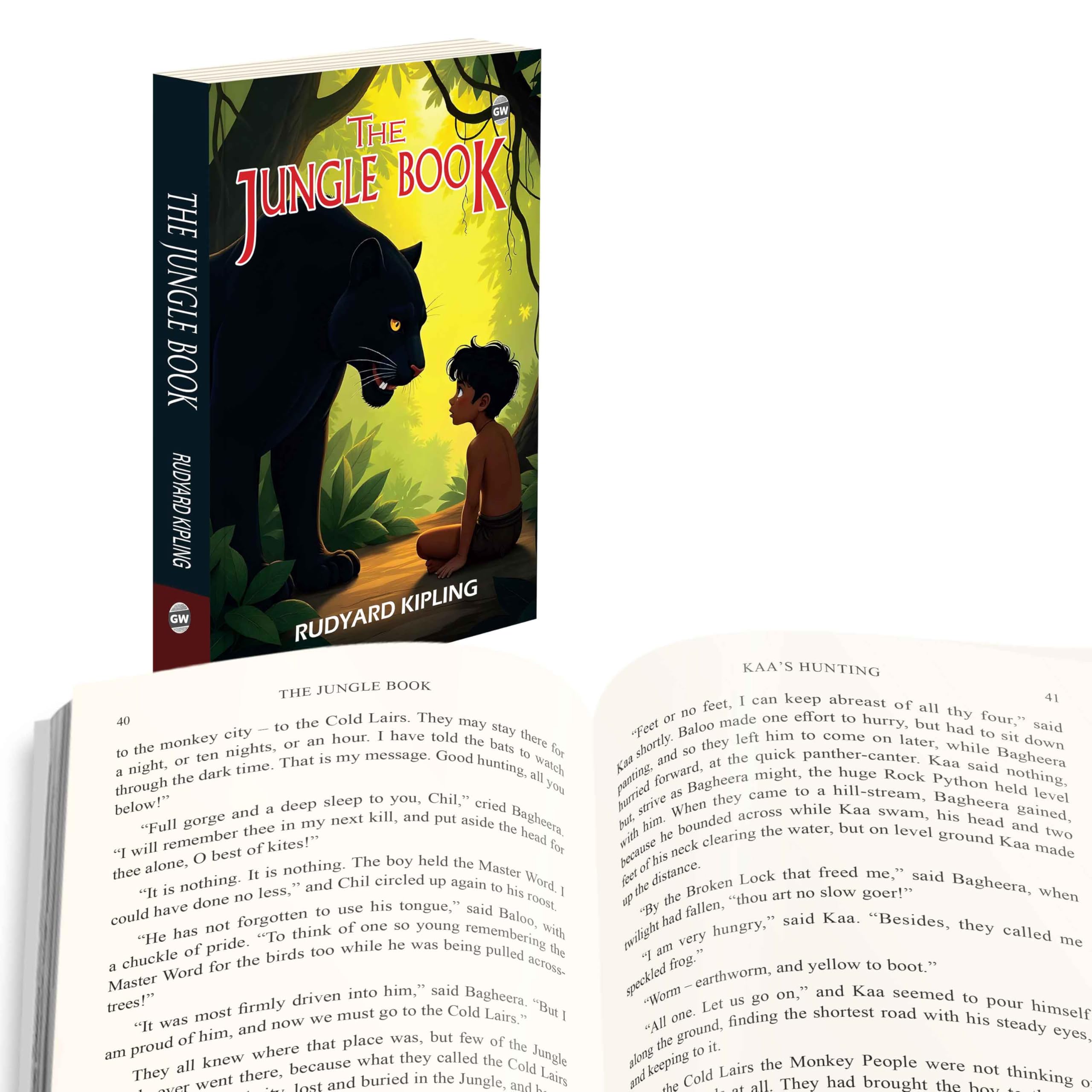 The Jungle Book (Paperback) : Legendary Wildlife Classic, Famous Story of Friendship and Survival, Timeless Rudyard Kipling Work