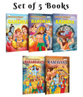 Ganesha, Hanuman, Krishna, Mahabharat and Ramayan  My First Mythology Story : mythology learning set for kids, devotional stori