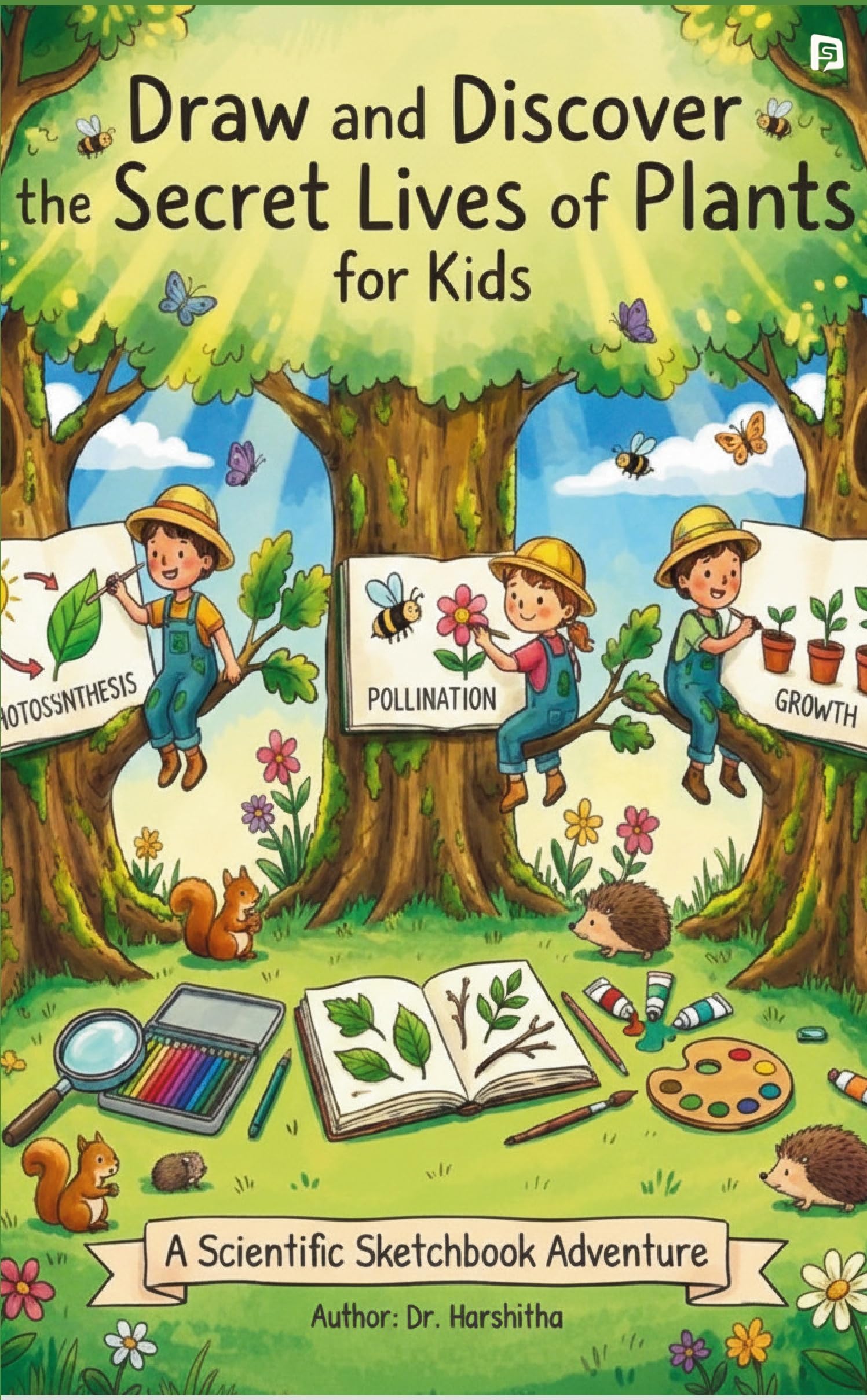 Draw and discover: The secret lives of plants for kids