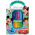 Disney Baby Mickey Mouse, Minnie, Toy Story and More!  My First Library 12 Board Book Set  First Words, Shapes, Numbers, and M