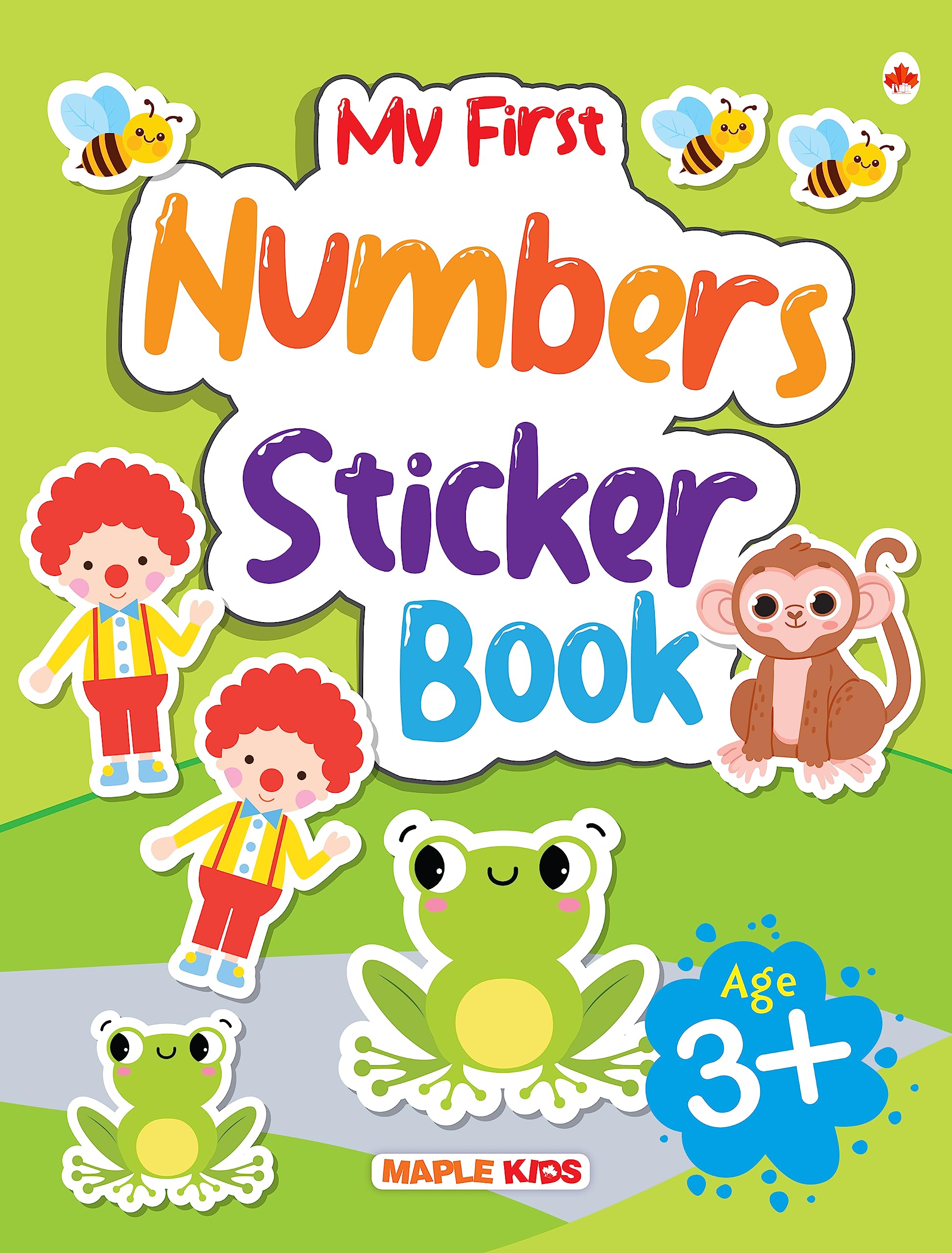 My First Sticker Book  Numbers  Activity Book for Kids with 100+ stickers  Age 3+