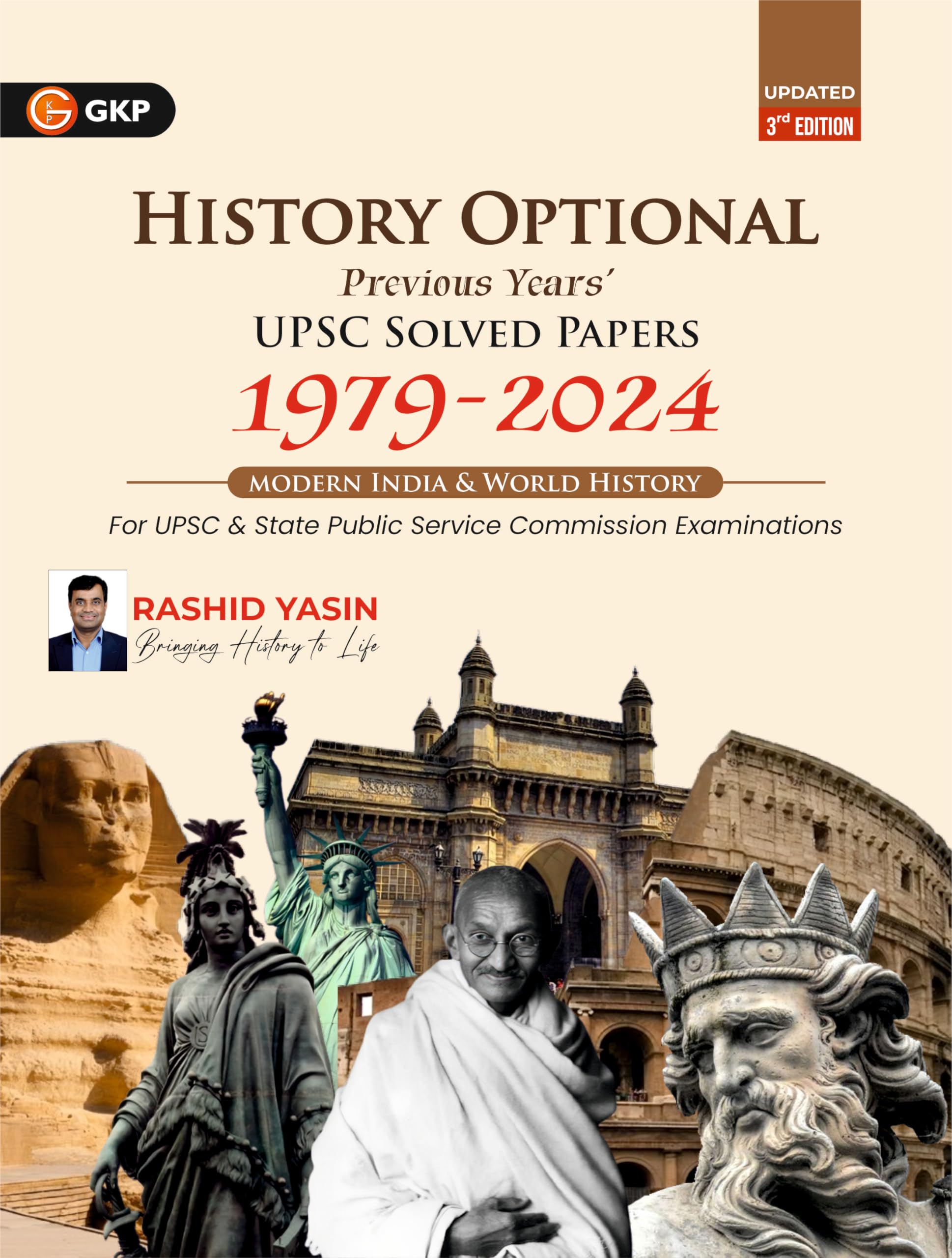 GKP History Optional 2025 | Modern India & World History | UPSC Mains Solved Papers 19792024 | 3rd Edition | For IAS, State PSC